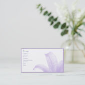 Carte De Visite Lilas simple (Debout devant)