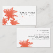 Carte De Visite L'île tropicale (Devant / Derrière)