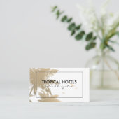 Carte De Visite L'île tropicale (Debout devant)