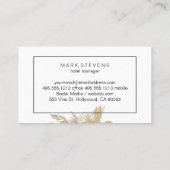 Carte De Visite L'île tropicale (Dos)