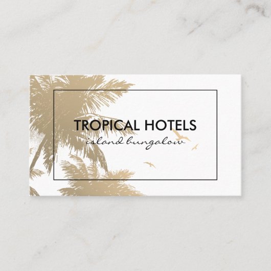 Carte De Visite L'île tropicale (Devant)