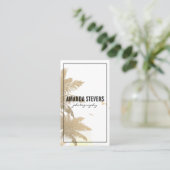 Carte De Visite L'île tropicale (Debout devant)