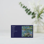 Carte De Visite Lillies d'eau par Monet (Debout devant)