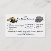 Carte De Visite L'image 2, MJDHandyman ConstructionWe de MJD le (Dos)