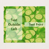 Carte De Visite Lime (Extérieur déplié)