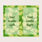 Carte De Visite Lime (Intérieur déplié)