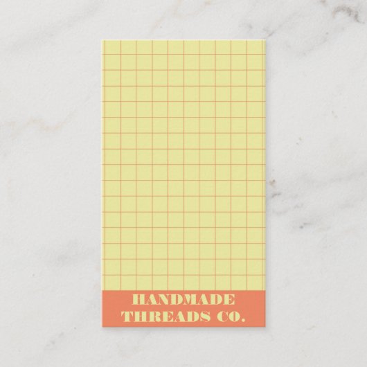 Carte De Visite Lime vert À damiers Motif QR Code (Devant)