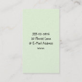 CARTE DE VISITE LIMITE DE LA VALLÉE (Dos)