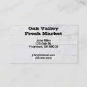 Carte De Visite Limites vertes mûres (Dos)