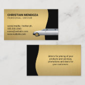 Carte De Visite Limo d'étirement | Services de pilotes (Devant / Derrière)