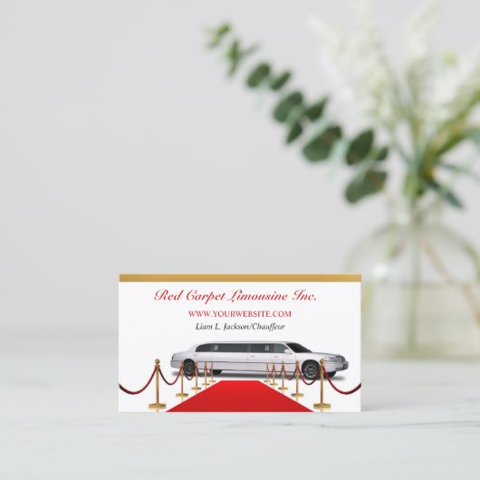 Carte de visite limousine (Debout devant)
