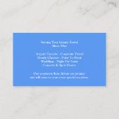 Carte de visite limousine (Dos)