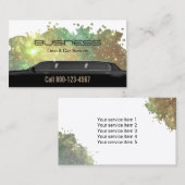 Carte De Visite Limousine Limo et service de voiture Parties scint (Devant / Derrière)