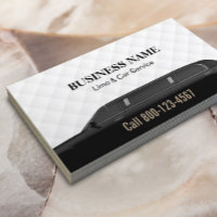 Limousine noire professionnelle et service de voit