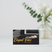Carte De Visite Limousines Car Services Driver Business Card (Debout devant)