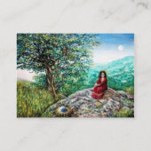 Carte De Visite lin métallique AURORA (Dos)