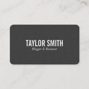 Carte De Visite Lin   Sombre