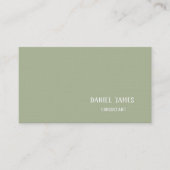 Carte De Visite Linen Custom Business Card (Devant)