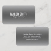 Carte De Visite Linen Fade II (Devant / Derrière)