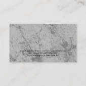 Carte De Visite Linen moderne Personal Trainer Fitness Sport (Dos)