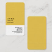 Carte De Visite Linen Professional Exclusive Spéciale Unique (Devant / Derrière)