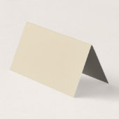Carte De Visite Linge de Luxe Beige Classique Simple Professionnel (Dos)