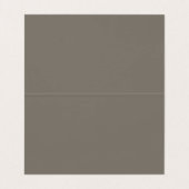 Carte De Visite Linge de Luxe Beige Classique Simple Professionnel (Intérieur déplié)