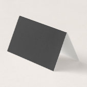 Carte De Visite Linge de luxe noir élégant professionnel (Dos)