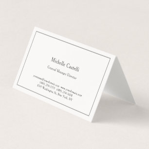 Carte De Visite Linge de luxe professionnel unique classique paste