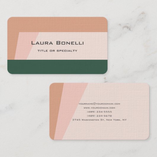 Carte De Visite Linge de maison de luxe (Devant / Derrière)