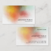 Carte De Visite Linge de maison de luxe élégant tendance moderne c (Devant / Derrière)