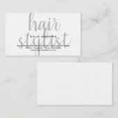 Carte De Visite Linge de maison Écran à cheveux professionnel (Devant / Derrière)