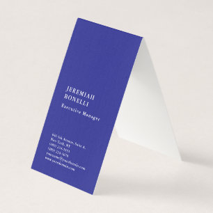 Carte De Visite Linge de maison moderne minimaliste bleu profond