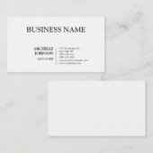 Carte De Visite Linge de maison professionnel moderne (Devant / Derrière)