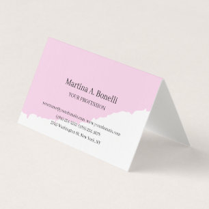 Carte De Visite Linge de première qualité unique élégant Plain sim