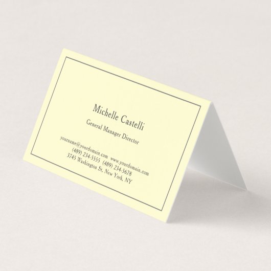 Carte De Visite Linge de qualité professionnel unique classique si (Devant)