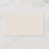Carte De Visite Linge de Thérapeute (Dos)