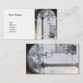 Carte De Visite Linge INTÉRIEUR ARCHITECTURAL (Devant / Derrière)