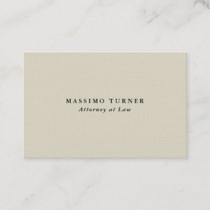 Carte De Visite Linge Minimaliste Professionnel Avocat Pastel