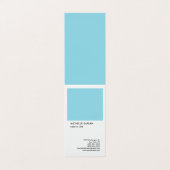 Carte De Visite Linge Professionnel Exclusif Spécial Bleu Blanc (Extérieur déplié)