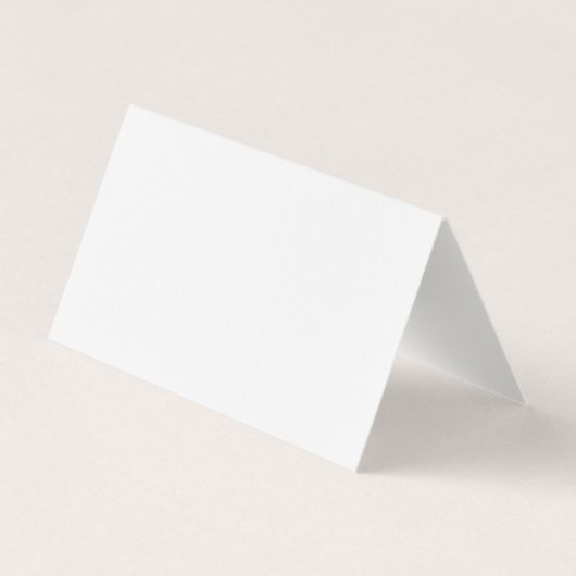 Carte De Visite Linge Unique Classique Simple Blanc (Dos)