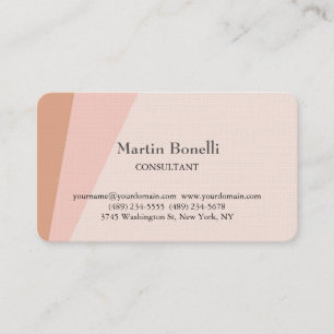 Carte De Visite Linge Unique Classique Simple Minimaliste Uni