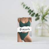 Carte de visite lingerie (Debout devant)
