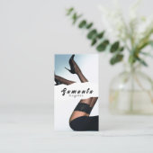 Carte de visite lingerie (Debout devant)