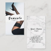 Carte de visite lingerie (Devant / Derrière)
