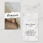 Carte de visite lingerie (Devant / Derrière)