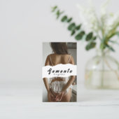 Carte de visite lingerie (Debout devant)