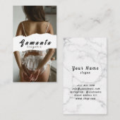 Carte de visite lingerie (Devant / Derrière)