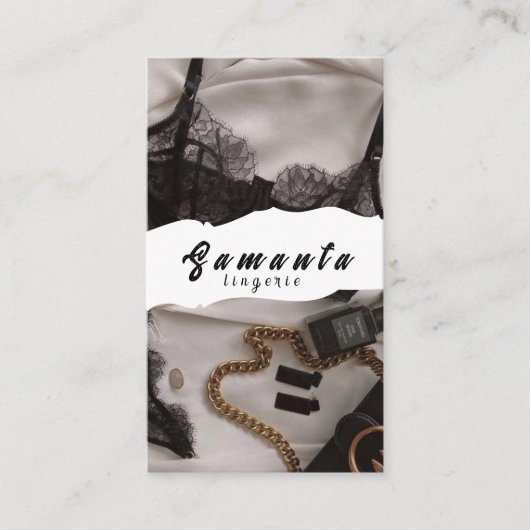 Carte de visite lingerie (Devant)