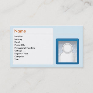 Carte De Visite LinkedIn - affaires